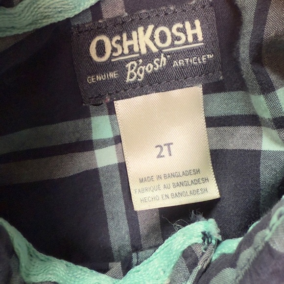 OshKosh B'gosh Blue Matching Set Button Down Shirt - Picture 5 of 9